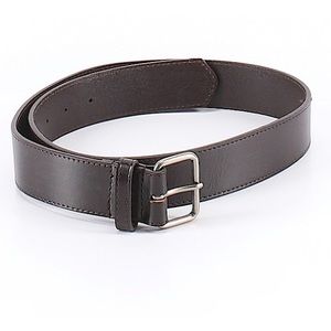 Brown leather belt